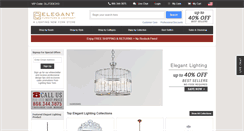 Desktop Screenshot of elegantlightinglights.com